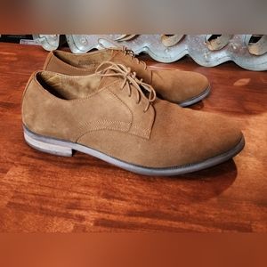 Stacy Adams Mens Suede Oxford Sz.12 Pre-owned
